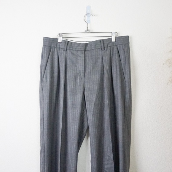 MAX MARA Pinstriped woolblend bootcut trousers - Picture 3 of 8